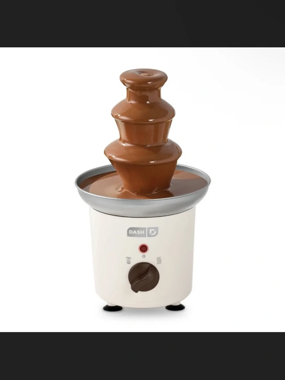 Dash Chocolate Fountain - Cream and Silver
